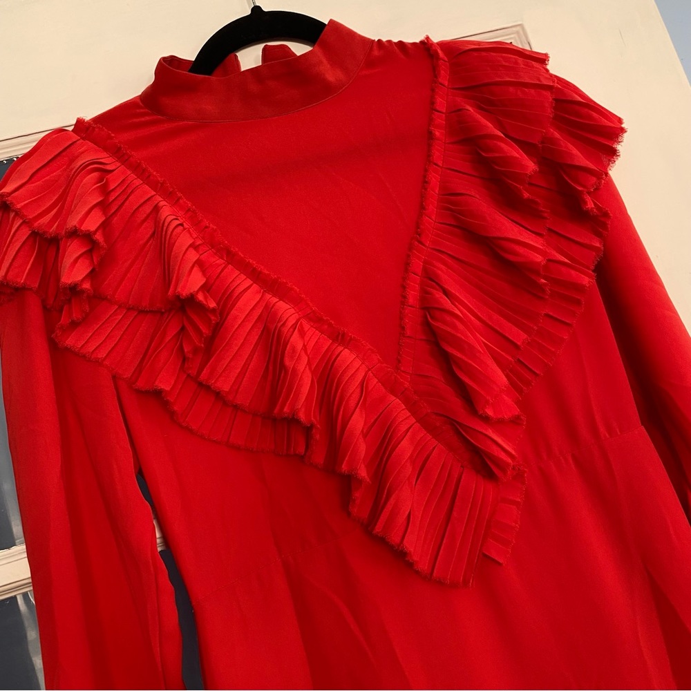 Pixie Market Red Midi Dress - Picture 8 of 11